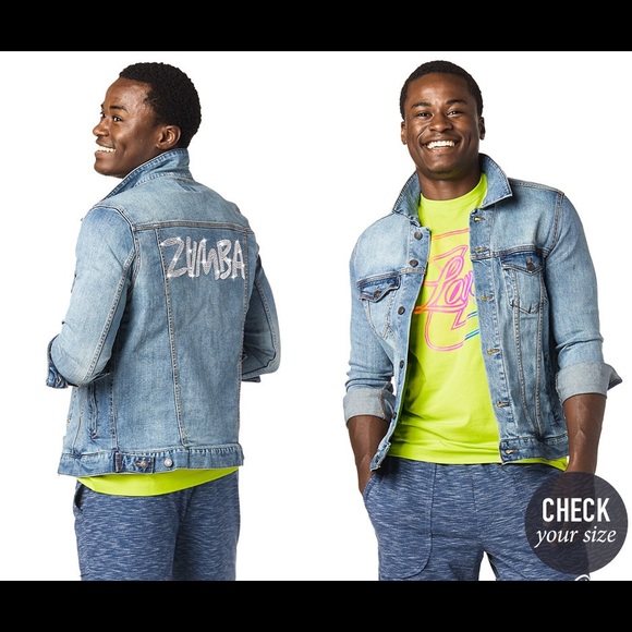 Last one!Zumba Denim Jacket W/ Swarovski® Crystals - Picture 2 of 4